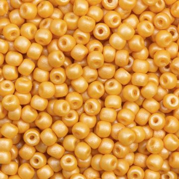 DQ Rocailles (4 mm) Marigold Pearlshine Mat (15 Gram)