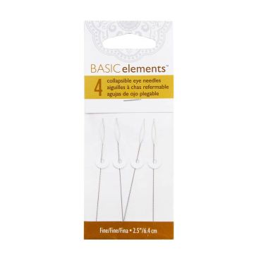 Beadsmith Opvouwbare Oog Naald (6.4 cm) 4 stuks