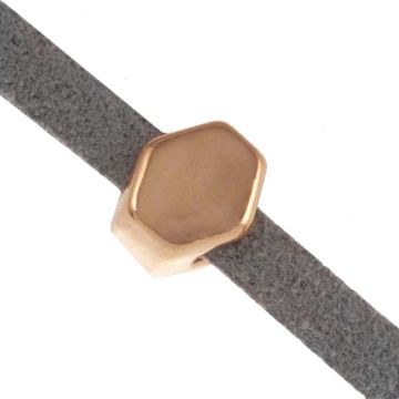 Schuiver (Binnenmaat 3 x 2 mm) Goud (10 Stuks)