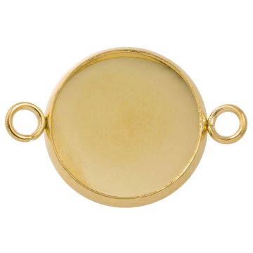 Stainless Steel Tussenstuk Setting (14 mm) Goud (10 Stuks)