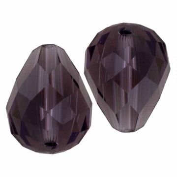 Facetkralen Druppel (8 x 10 mm) Grape Royale (10 Stuks)