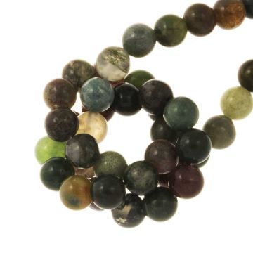 Indiase Agaat Kralen (6 mm) 60 Stuks