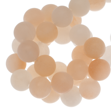 Roze Aventurijn Frosted Kralen (8 mm) 45 stuks
