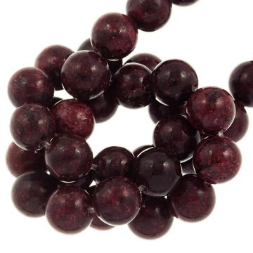 Labradoriet Kralen (8 mm) Dark Red (46 stuks)