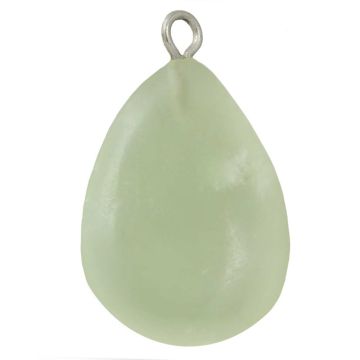 Serpentijn Jade Hanger Druppel (23 - 25 x 12 - 14 x 4 - 5 mm) 2 stuks