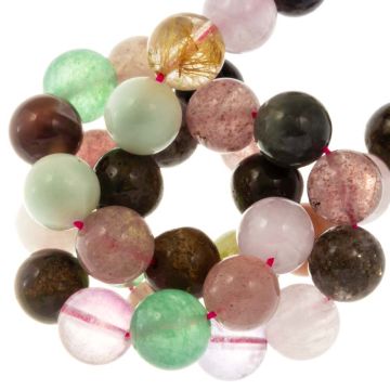 Kralenmix - Natuursteen (8 mm) Mixed Stones (48 Stuks)
