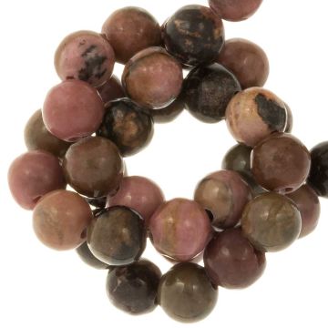 Rhodoniet Kralen (6 mm) 60 Stuks