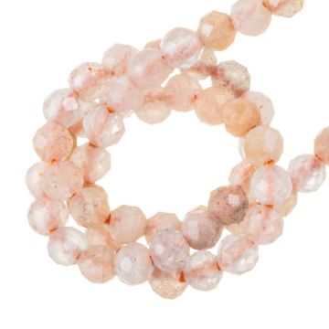 Maansteen Facetkralen (2 mm) 110 Stuks