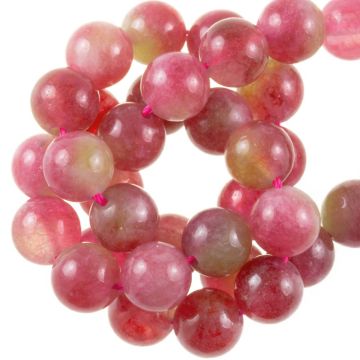 Watermeloen Toermalijn Kralen (8 mm) 47 Stuks