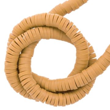 Polymeer Kralen (4 x 1 mm) Caramel (350 Stuks)