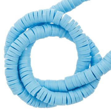 Polymeer Kralen (4 x 1 mm) Sky Blue (350 Stuks)