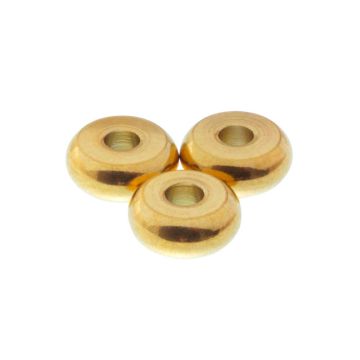Stainless Steel Spacer Kralen (4 x 2 mm) Goud (10 Stuks)
