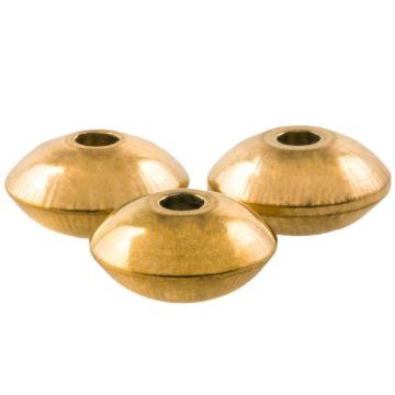 Stainless Steel Kralen (8 x 4 mm) Goud (10 Stuks)
