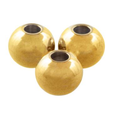 Stainless Steel Kralen (6 mm) Goud (25 Stuks)