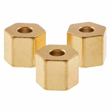 Stainless Steel Kralen (4.5 x 4 mm) Goud (10 Stuks)