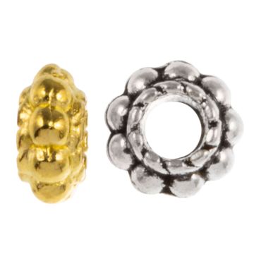 Tibetaanse Spacer Kralen (6 x 3 mm) Mix Color (20 Stuks)