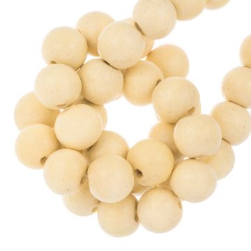 vintage kleur houten kralen misty blauw groen kleur 