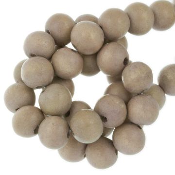 vintage kleur houten kralen misty blauw groen kleur 