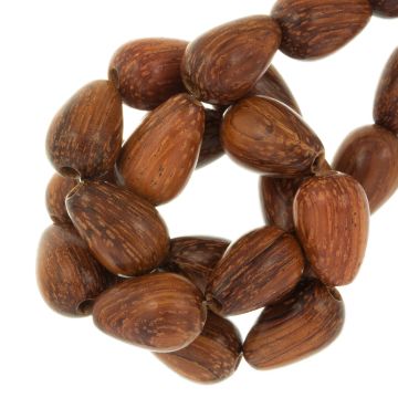 metallic mix color houten kralen  glitter 8 mm 