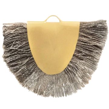 Kwastjes (28 x 35 x 3 mm) Tan / Goud (2 Stuks)