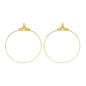 Oorbel Frames (40 mm) Goud (10 Stuks)