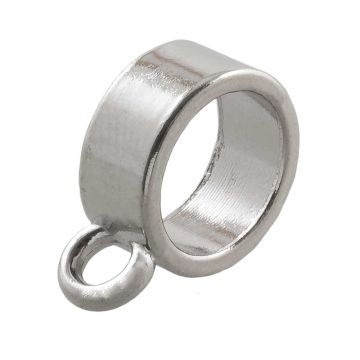 Bail Kraal (Binnenmaat 7 mm) Antiek Zilver (10 Stuks)