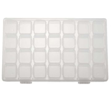 Opbergdoos 7 x 4 Bakjes (10.5 x 17.5 x 2.6 cm)