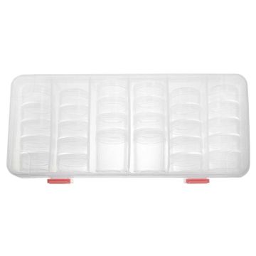 Opbergdoos Deluxe 28 bakjes (13 x 26.5 x 4.5 cm)