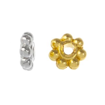 Tibetaanse Spacer Kralen (4 x 1.5 mm) Mix Color (400 Stuks)