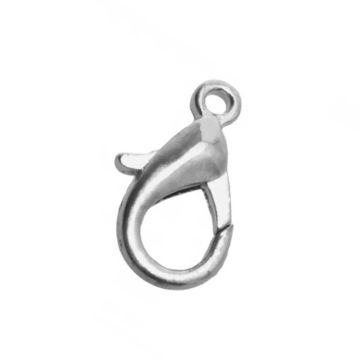 Karabijnsluiting (12 x 6 mm) Antiek Zilver (10 Stuks)