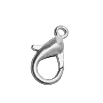 Karabijnsluiting (10 x 6 mm) Antiek Zilver (10 Stuks)