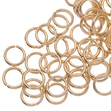 Buigringen (8 x 1.2 mm) Goud (50 Stuks)