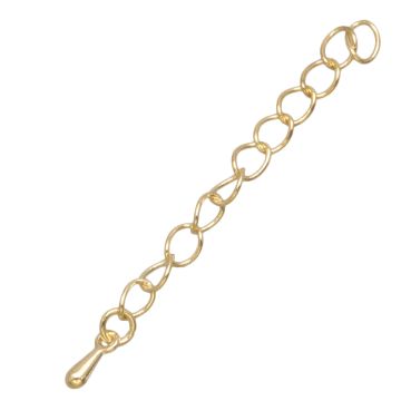 Verlengketting (47 mm) Goud (10 Stuks)
