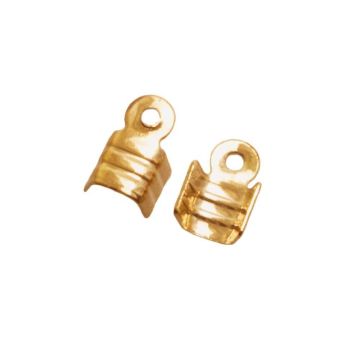 Veterklem (6 x 3.5 mm) Goud (25 Stuks)