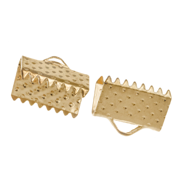 Lintklem (7 x 10 mm) Goud (20 Stuks)