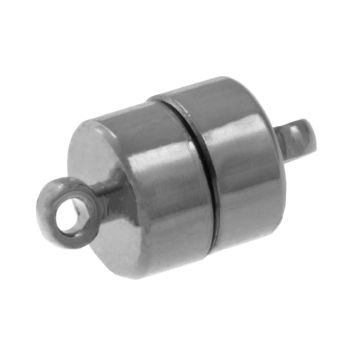 Magneetsluiting (11 x 6 mm) Antiek Zilver (1 Stuk)
