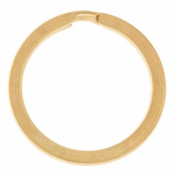 Stainless Steel Sleutelring (20 x 2 mm) Goud (5 Stuks)