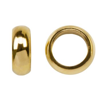 Stainless Steel Kralen (6 x 2 mm) Goud (10 Stuks)