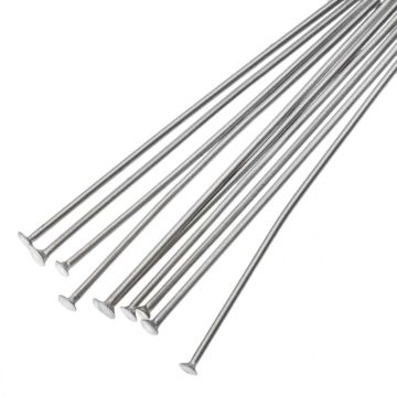 Stainless Steel Nietstiften (50 x 0.6 mm) Antiek Zilver (50 Stuks) 
