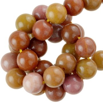 Kwarts Kralen (6 mm) Sienna Rose (62 Stuks)