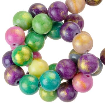 Mashan Jade Kralen (8 mm) Mix Color (46 stuks) 