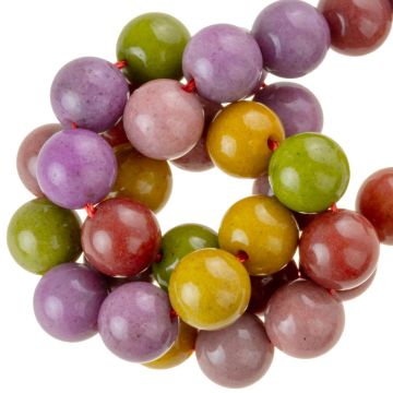 Malaysia Jade Kwarts Kralen (6 mm) Indian Summer (30 stuks)