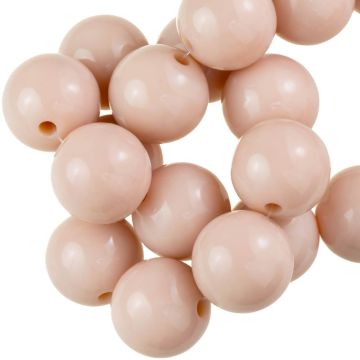 Acryl Kralen (16 mm) Pink Nude (25 Stuks)