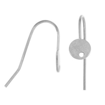 Stainless Steel Oorhaakjes (20.5 x 6 x 13.5 mm) Antiek Zilver (4 Stuks)