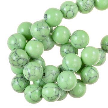 Turkoois Kralen (8 mm) Pistachio Green (48 Stuks)