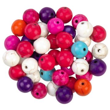Turkoois Kralen (10 mm) Mix Color (42 Stuks)