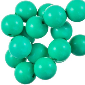 Acryl Kralen (16 mm) Neon Teal (25 Stuks)