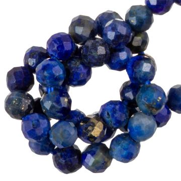 Lapis Lazuli Facet Kralen (2 mm) 170 Stuks