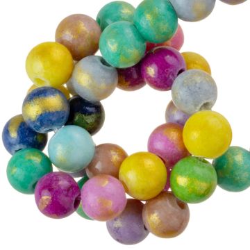 Mashan Jade Kralen (6 mm) Mix Color (62 stuks) 