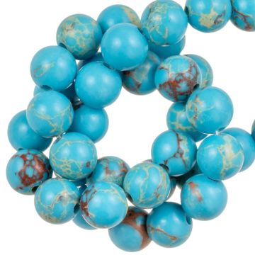Imperial Jaspis Kralen (6 mm) Ocean Blue (60 Stuks)